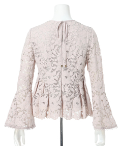 Apuweiser-riche(アプワイザー・リッシェ) |ペプラムレースブラウス