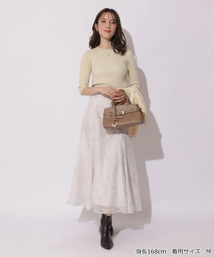 マルイ限定》フラワーエンブロイダリーフレアスカート | スカート