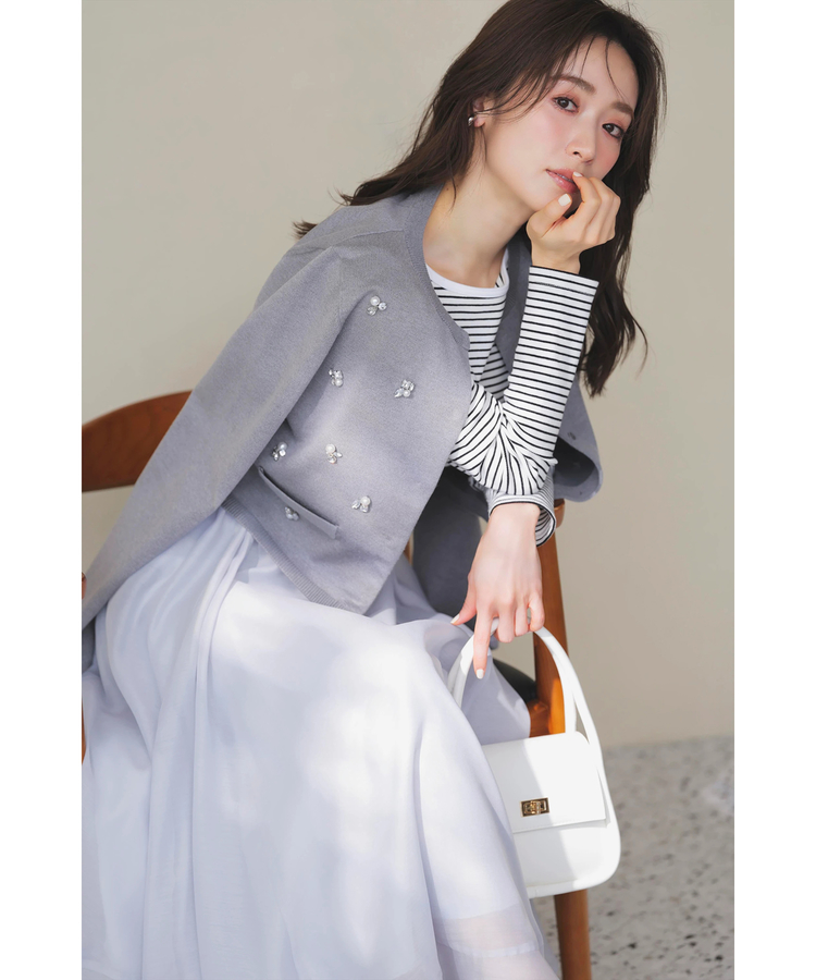 ランダムビジューカーディガン | カーデ | Apuweiser-riche