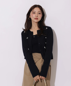 ランダムビジューカーディガン | カーデ | Apuweiser-riche