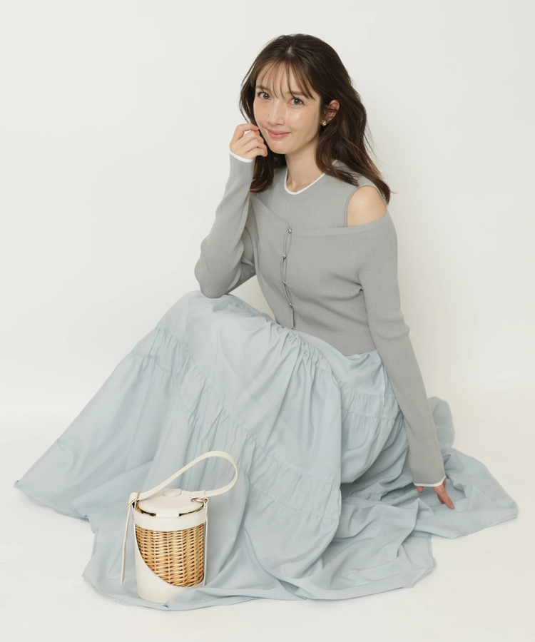 Apuweiser-riche(アプワイザー・リッシェ) |ギャザリングドッキングワンピース