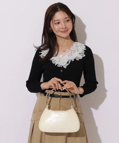 Apuweiser-riche(アプワイザー・リッシェ) |デコルテエンブロイダリーニット