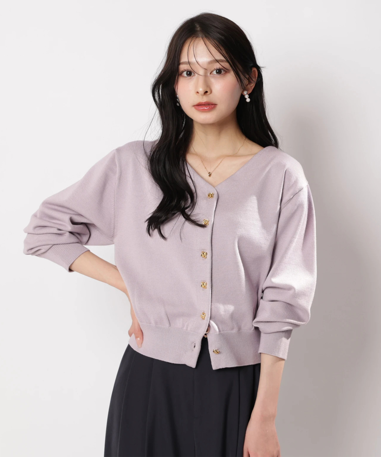 Apuweiser-riche(アプワイザー・リッシェ) |前後2WAYペールトーンニット