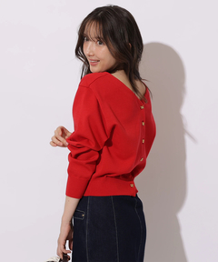 Apuweiser-riche(アプワイザー・リッシェ) |前後2WAYペールトーンニット