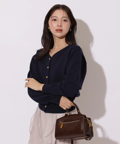 Apuweiser-riche(アプワイザー・リッシェ) |前後2WAYペールトーンニット