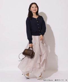 Apuweiser-riche(アプワイザー・リッシェ) |前後2WAYペールトーンニット