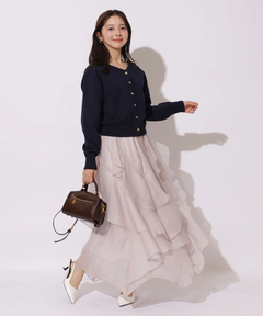 Apuweiser-riche(アプワイザー・リッシェ) |前後2WAYペールトーンニット