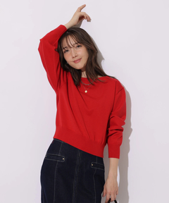 Apuweiser-riche(アプワイザー・リッシェ) |前後2WAYペールトーンニット