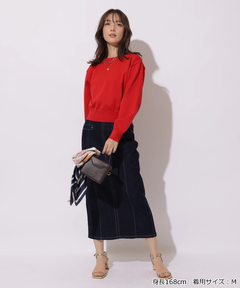 Apuweiser-riche(アプワイザー・リッシェ) |前後2WAYペールトーンニット