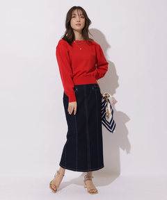 Apuweiser-riche(アプワイザー・リッシェ) |前後2WAYペールトーンニット