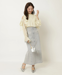 Apuweiser-riche(アプワイザー・リッシェ) |【Arpege story限定】楊柳フリルブラウス