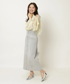 Apuweiser-riche(アプワイザー・リッシェ) |【Arpege story限定】楊柳フリルブラウス