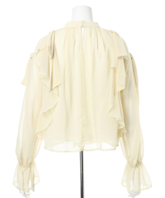 Apuweiser-riche(アプワイザー・リッシェ) |【Arpege story限定】楊柳フリルブラウス