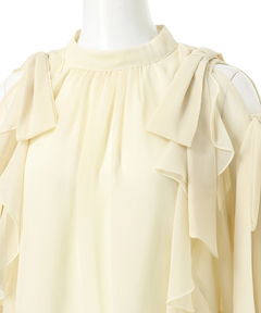 Apuweiser-riche(アプワイザー・リッシェ) |【Arpege story限定】楊柳フリルブラウス
