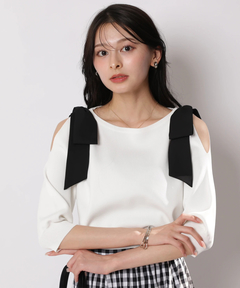 Apuweiser-riche(アプワイザー・リッシェ) |ダブルリボンスリットニット