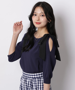 Apuweiser-riche(アプワイザー・リッシェ) |ダブルリボンスリットニット