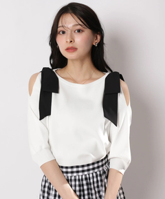 Apuweiser-riche(アプワイザー・リッシェ) |ダブルリボンスリットニット