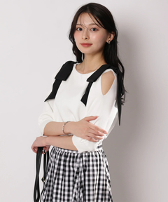 Apuweiser-riche(アプワイザー・リッシェ) |ダブルリボンスリットニット