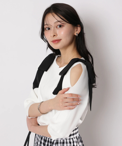 Apuweiser-riche(アプワイザー・リッシェ) |ダブルリボンスリットニット