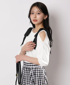 Apuweiser-riche(アプワイザー・リッシェ) |ダブルリボンスリットニット