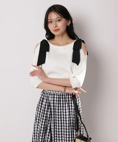 Apuweiser-riche(アプワイザー・リッシェ) |ダブルリボンスリットニット