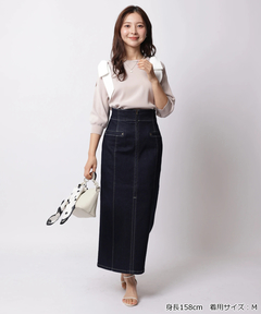 Apuweiser-riche(アプワイザー・リッシェ) |ダブルリボンスリットニット