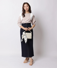 Apuweiser-riche(アプワイザー・リッシェ) |ダブルリボンスリットニット