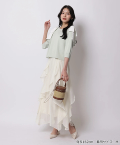 Apuweiser-riche(アプワイザー・リッシェ) |ダブルリボンスリットニット