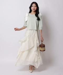 Apuweiser-riche(アプワイザー・リッシェ) |ダブルリボンスリットニット