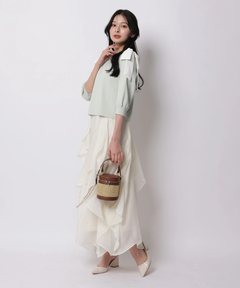 Apuweiser-riche(アプワイザー・リッシェ) |ダブルリボンスリットニット