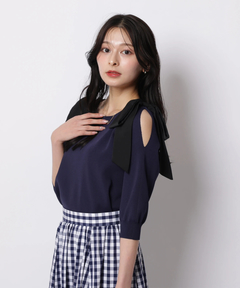 Apuweiser-riche(アプワイザー・リッシェ) |ダブルリボンスリットニット