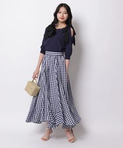 Apuweiser-riche(アプワイザー・リッシェ) |ダブルリボンスリットニット