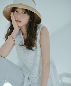 【最終値下げ/美品】Arpege storyシアーレースタンク 白M Lace Masquerade JSK by Alice and the Pirates
