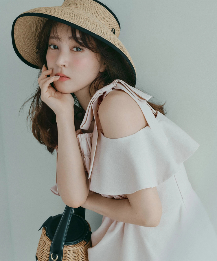 Apuweiser-riche(アプワイザー・リッシェ) |[SETUP対応]ショルダーリボンぺプラムトップス