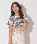 レーストリム刺繍ロゴTシャツ | Tシャツ・カットソー | Apuweiser
