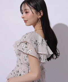 Apuweiser-riche(アプワイザー・リッシェ) |エンブロイダリーフリルチュニック