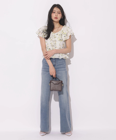 Apuweiser-riche(アプワイザー・リッシェ) |エンブロイダリーフリルチュニック