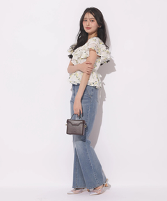 Apuweiser-riche(アプワイザー・リッシェ) |エンブロイダリーフリルチュニック