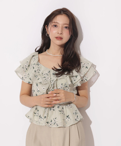 Apuweiser-riche(アプワイザー・リッシェ) |エンブロイダリーフリルチュニック