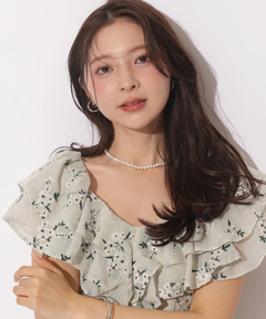 Apuweiser-riche(アプワイザー・リッシェ) |エンブロイダリーフリルチュニック