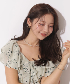 Apuweiser-riche(アプワイザー・リッシェ) |エンブロイダリーフリルチュニック