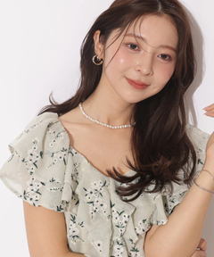 Apuweiser-riche(アプワイザー・リッシェ) |エンブロイダリーフリルチュニック