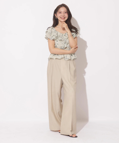 Apuweiser-riche(アプワイザー・リッシェ) |エンブロイダリーフリルチュニック