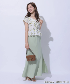 Apuweiser-riche(アプワイザー・リッシェ) |エンブロイダリーフリルチュニック