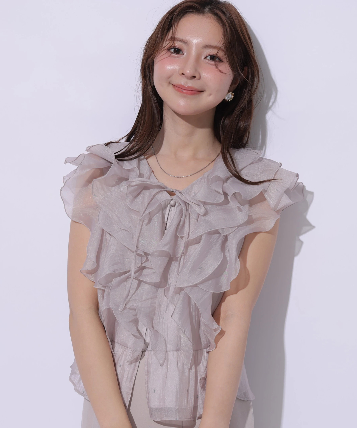 店舗限定》花びらフリルドットブラウス | シャツ・ブラウス
