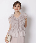 店舗限定》花びらフリルドットブラウス | シャツ・ブラウス