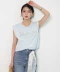 GELATERIABAR Marcatoコラボ〉パールロゴ刺繍カットソー | Tシャツ