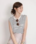 GELATERIABAR Marcatoコラボ〉パールロゴ刺繍カットソー | Tシャツ