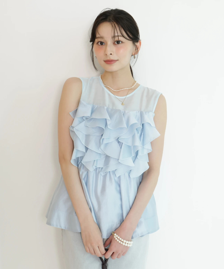 名古屋高島屋限定》フルールエアリーペプラムブラウス | シャツ
