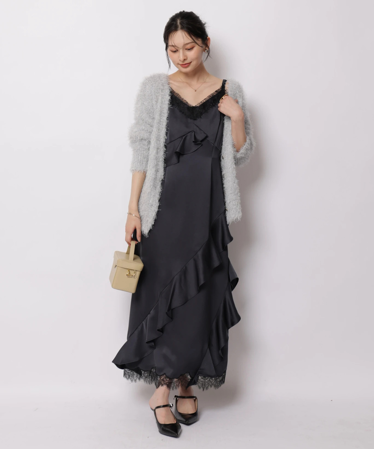 Apuweiser-riche - 秋冬服始めました様お取り置き10/9まで Wポイント対象】フラッフィーユルカーデ | カーデ | Apuweiser-riche